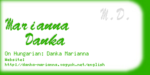 marianna danka business card